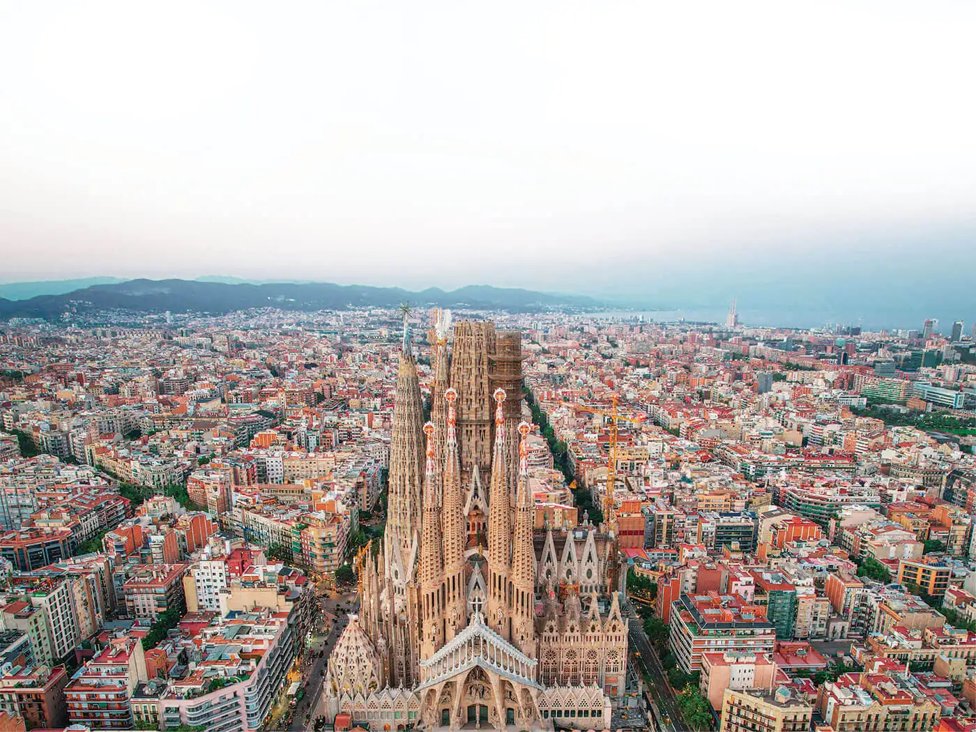 Barcelona cityscape illustrating the Mediterranean design inspiration